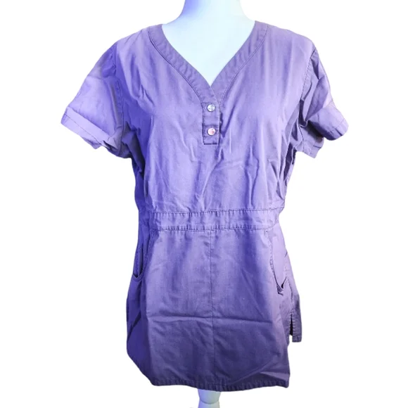 💕Women's Pull-Over Scrub Tee Size L - Picture 1 of 3